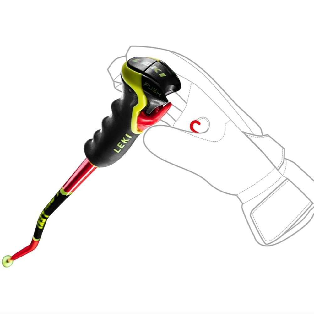 Lyžiarske palice LEKI WCR TBS GS 3D Red - Pánske palice - 3