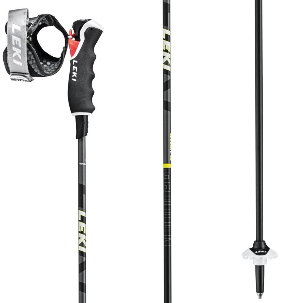 Lyžiarske palice LEKI Carbon 11 3D Black - Pánske palice - 1
