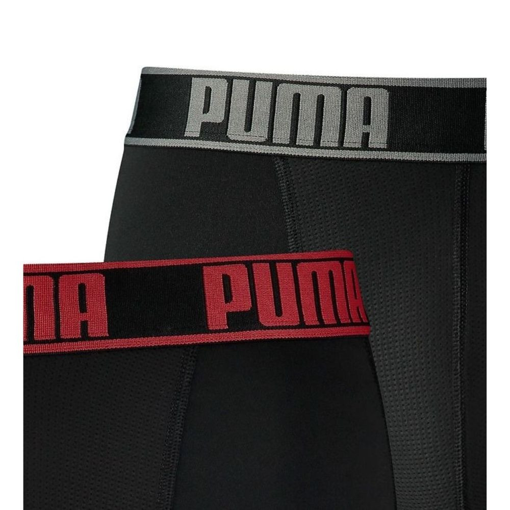 Boxerky PUMA Active 2-pack Black/Red - Spodná bielizeň - 2