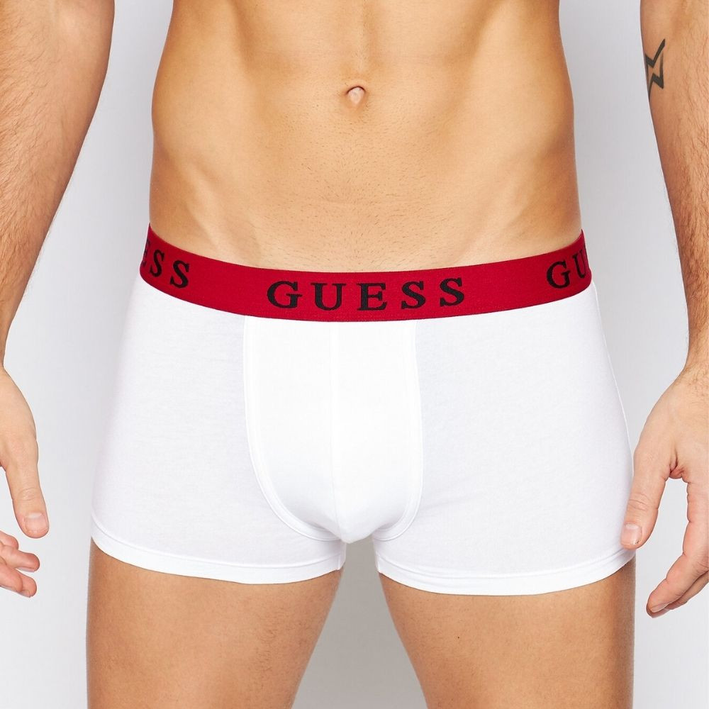 Boxerky GUESS 3-pack Black/Red/White - Spodná bielizeň - 2