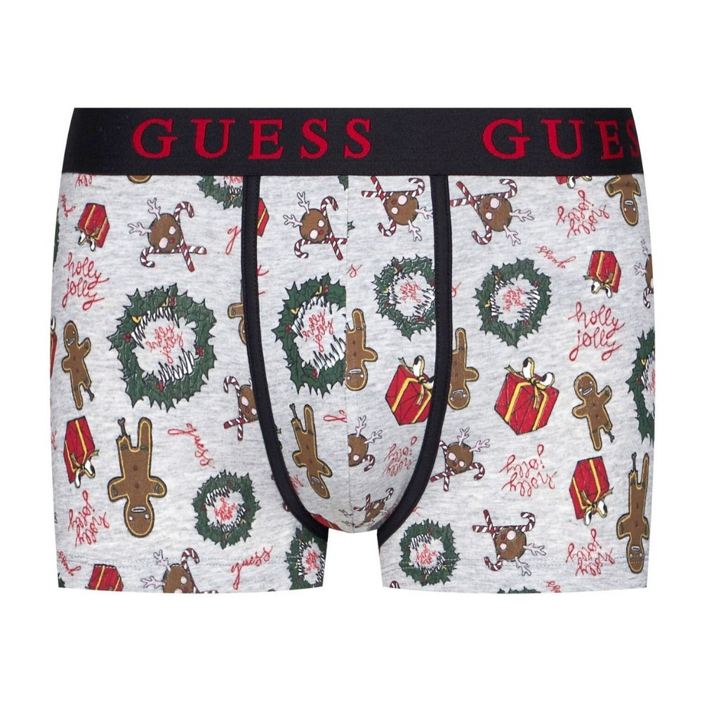 Boxerky GUESS 3-pack Black/Red/Grey - Spodná bielizeň - 3