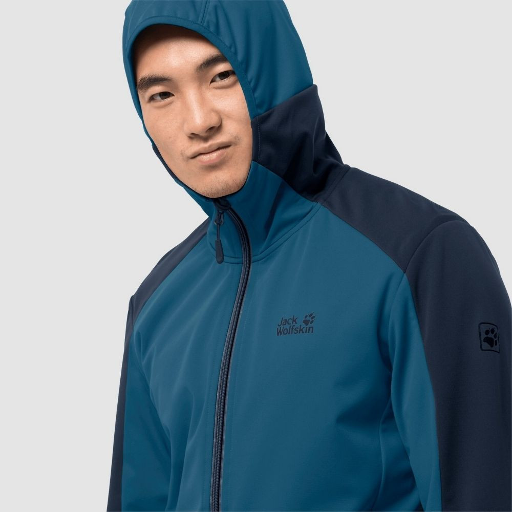 Bunda JACK WOLFSKIN Go Hike Softshell - Bundy na bežky a skialp - 3