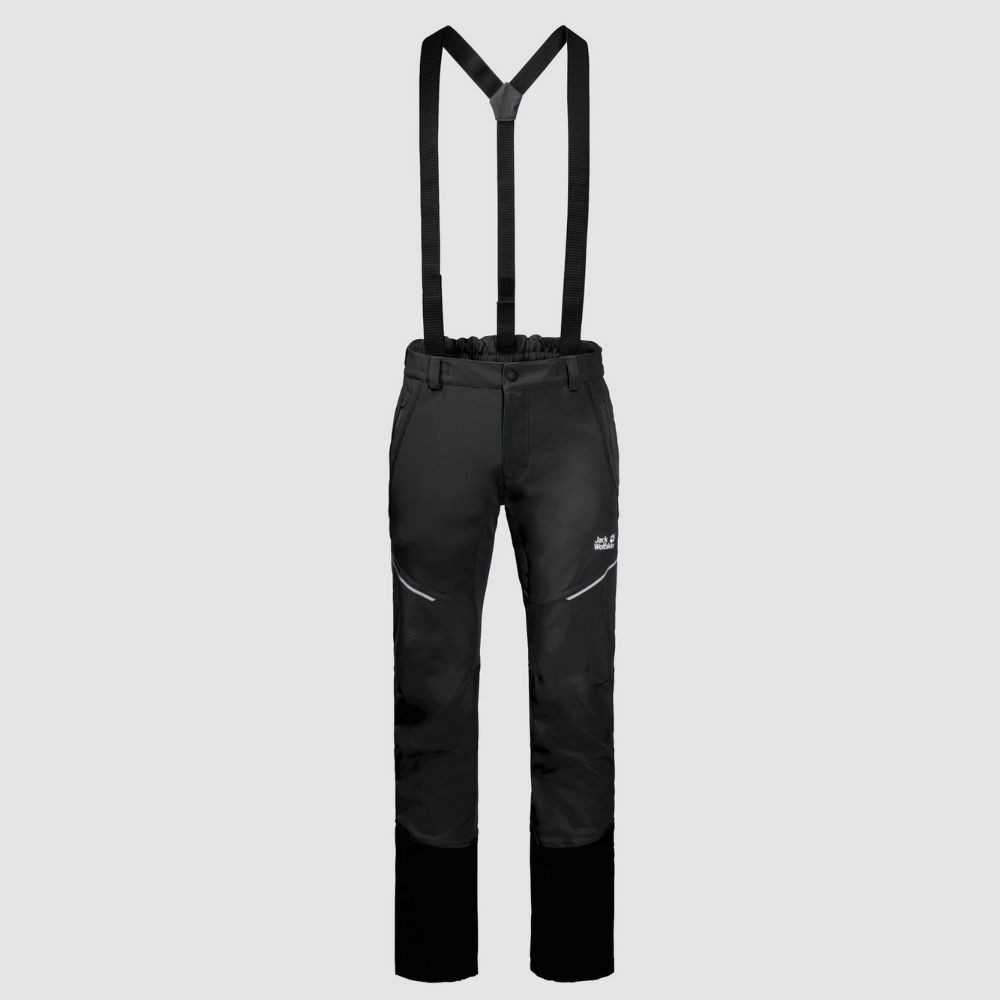 Nohavice JACK WOLFSKIN Gravity Black - Nohavice na bežky a skialp - 7