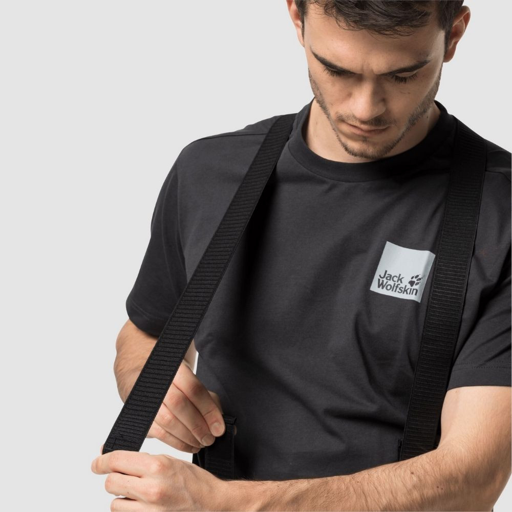 Nohavice JACK WOLFSKIN Gravity Black - Nohavice na bežky a skialp - 6