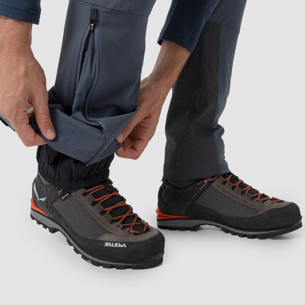 Nohavice SALEWA Lagorai Durastretch Blue - Turistické nohavice - 3