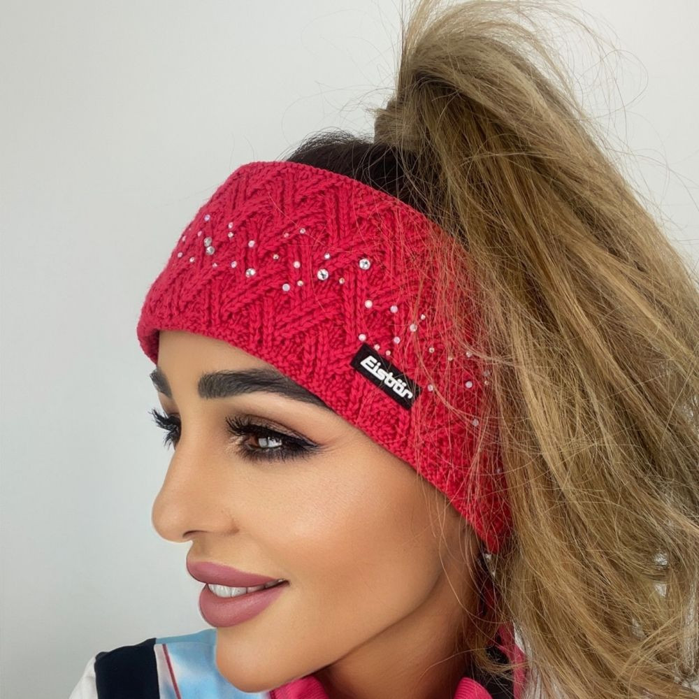 Čelenka EISBÄR Lore Crystal STB Swarovski Red - Čelenky - 2