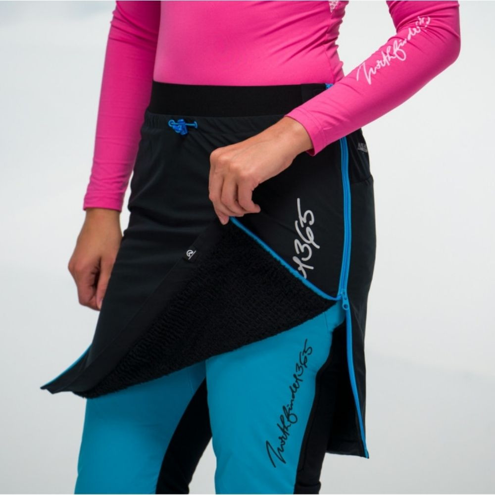 Zateplená sukňa NORTHFINDER Polartec® Alpha Direct Jaraba Black - Dámske oblečenie - 1