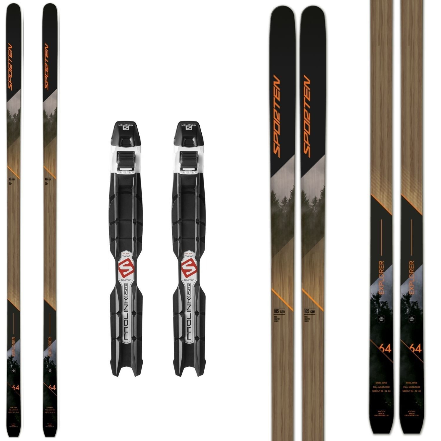Backcountry set SPORTEN Explorer MgE s viazaním NNN Prolink - Backcountry sety - 1