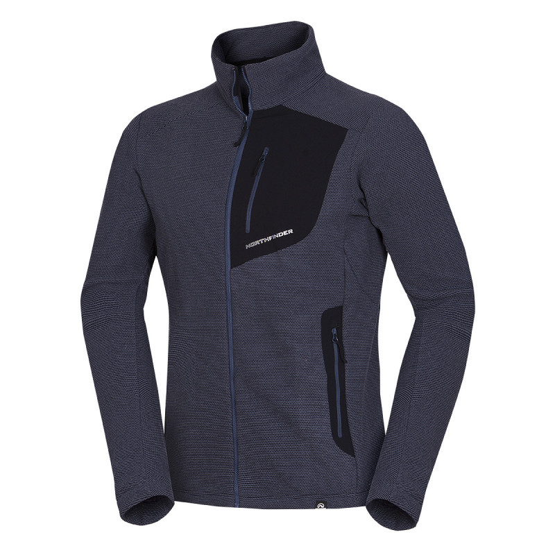 Mikina NORTHFINDER Draven Dark Blue - Technické mikiny - 3