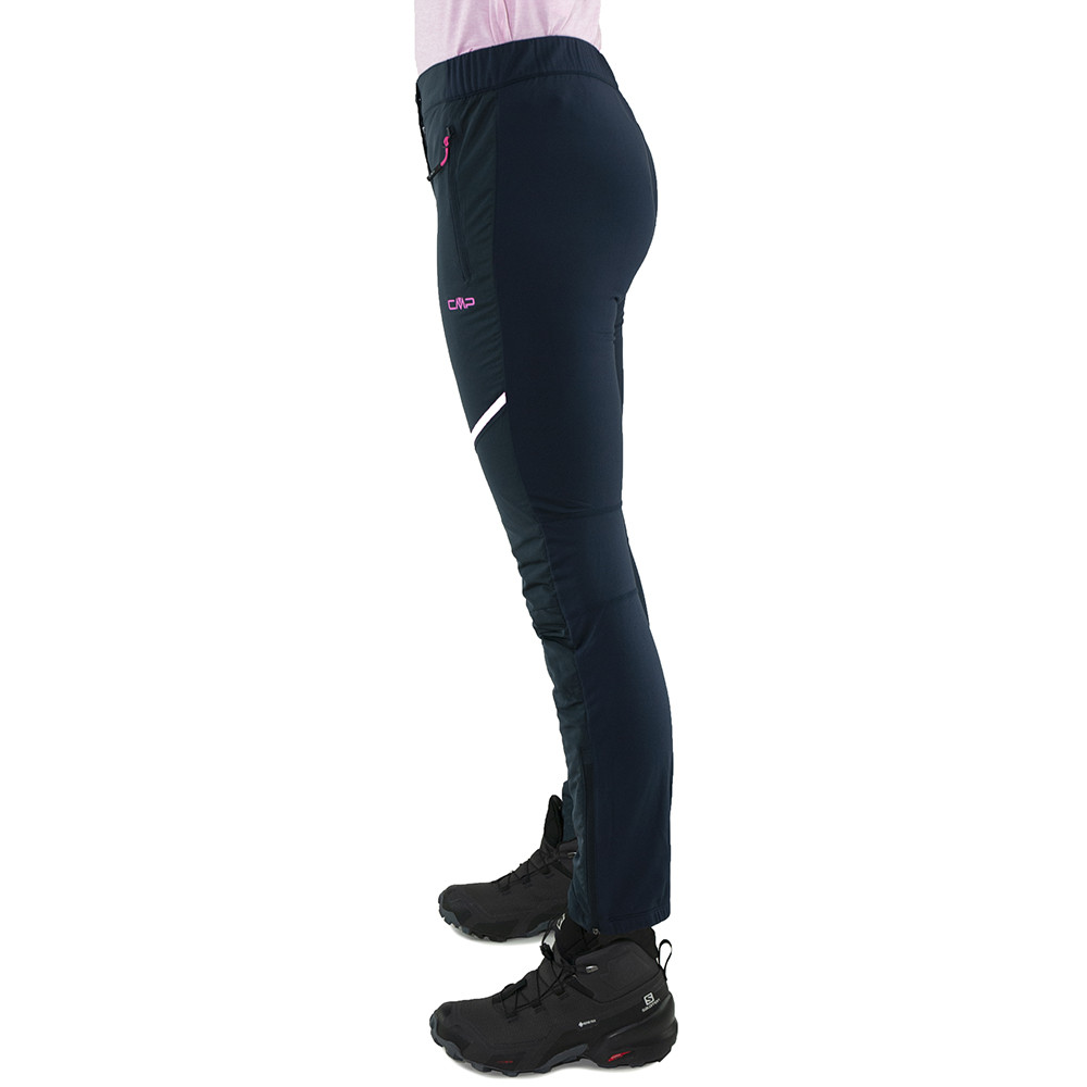 Nohavice CAMPAGNOLO Pant Hybrid Blue/Purple - Nohavice na bežky a skialp - 3