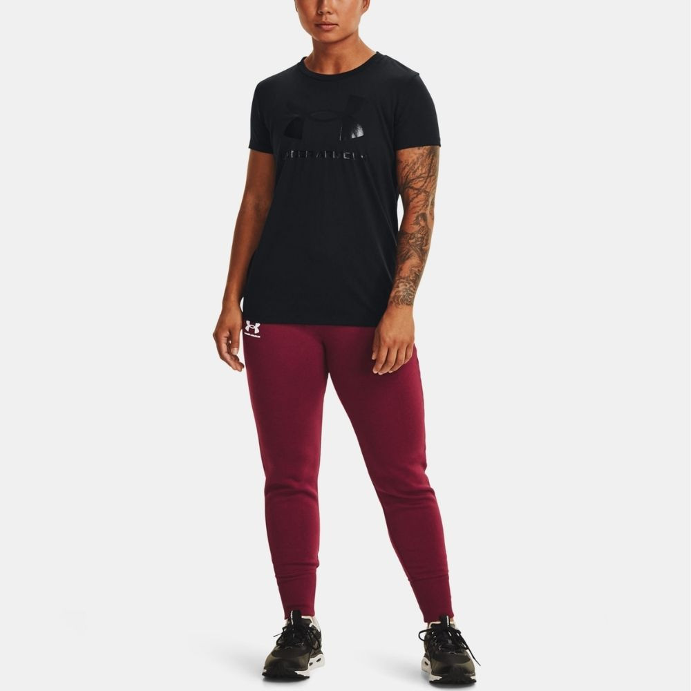 Tepláky UNDER ARMOUR Rival Fleece Red - Tepláky - 5