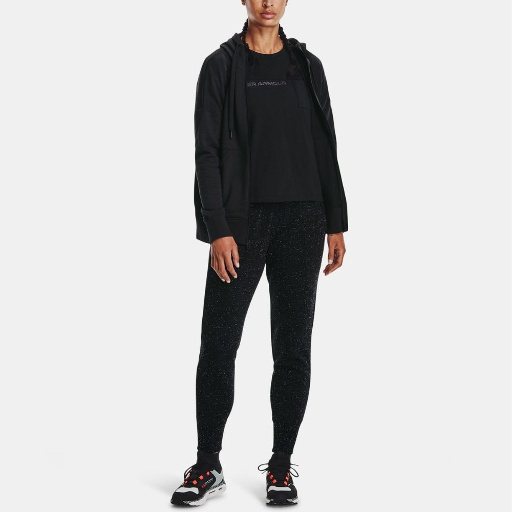 Tepláky UNDER ARMOUR Rival Fleece Black/White - Tepláky - 3