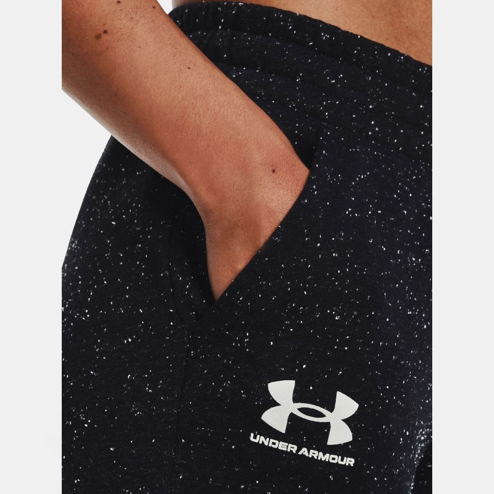 Tepláky UNDER ARMOUR Rival Fleece Black/White - Tepláky - 4