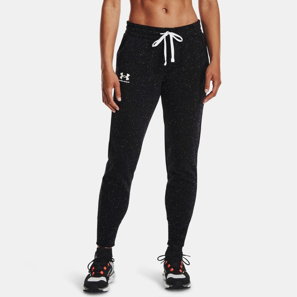 Tepláky UNDER ARMOUR Rival Fleece Black/White - Tepláky - 1