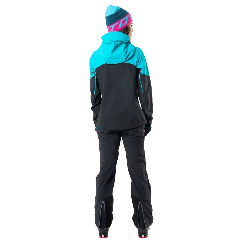 Nohavice DYNAFIT Radical INFINIUM Hybrid Pants W Black - Nohavice na bežky a skialp - 3