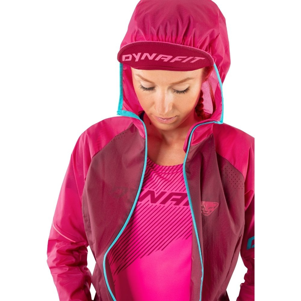 Bunda DYNAFIT Alpine Wind W Flamingo - Bundy na bežky a skialp - 4