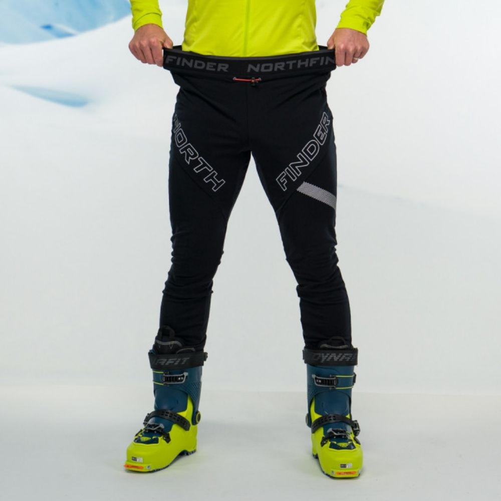 Skitouringové elasťáky NORTHFINDER Reswor - Nohavice na bežky a skialp - 5