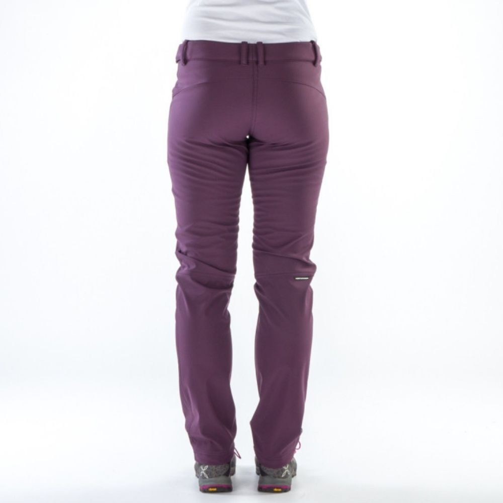 Softshellové nohavice NORTHFINDER Travel Style 3L Adelaide Purple - Turistické nohavice - 4