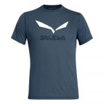 Tričko SALEWA Solidlogo Dry M Navy