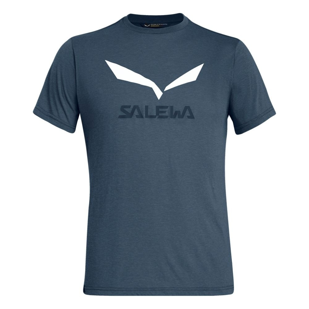 Tričko SALEWA Solidlogo Dry M Navy - OBLEČENIE - 1