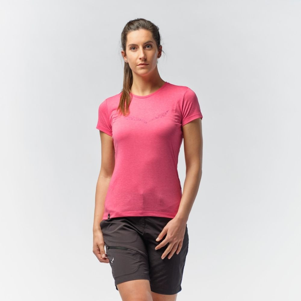 Tričko SALEWA Solidlogo Dry W Calypso Cor - Dámske oblečenie - 3