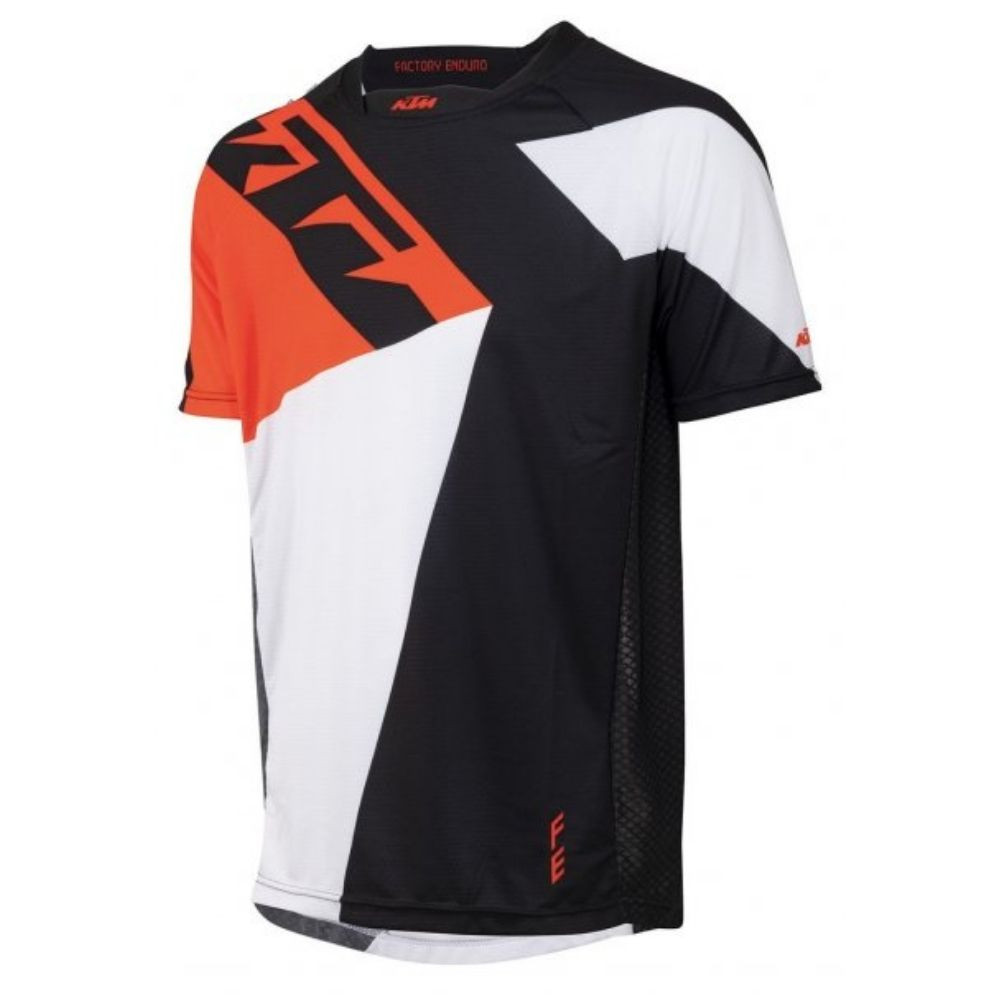 Cyklistický dres KTM Factory Enduro Short Sleeve - Cyklo vrch - 1