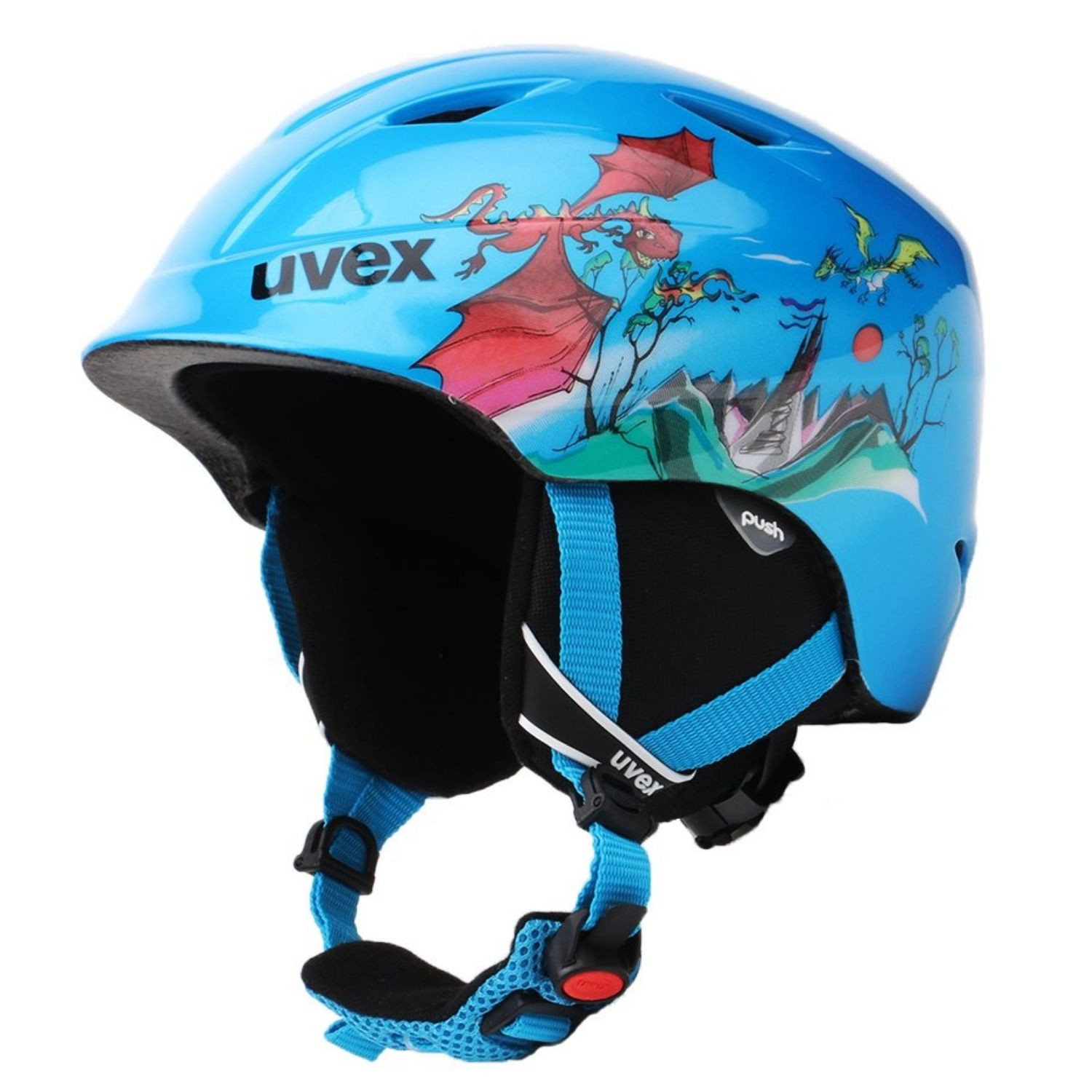 Detská lyžiarska prilba UVEX Airwing 2 JR Blue - Detské prilby - 1