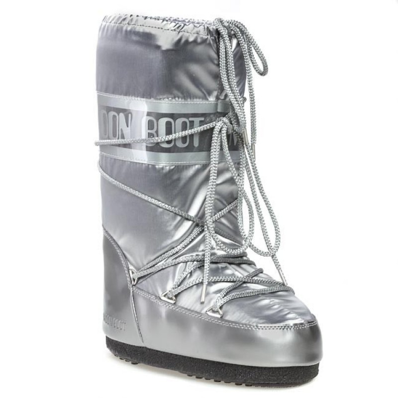Snehule MOON BOOT Glance Silver - Zimná obuv - 1