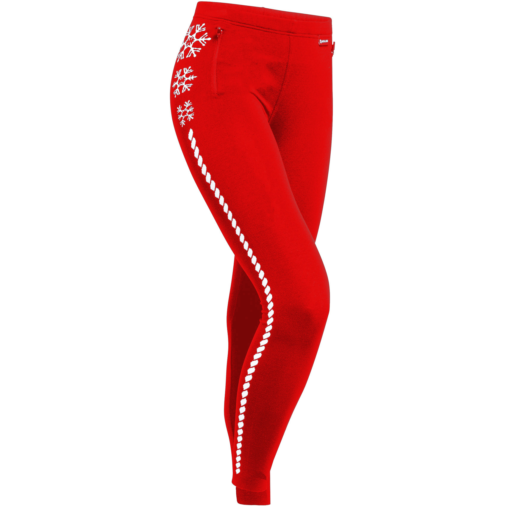 Zimné legíny NEWLAND Ashlie Red/White - Legíny - 2