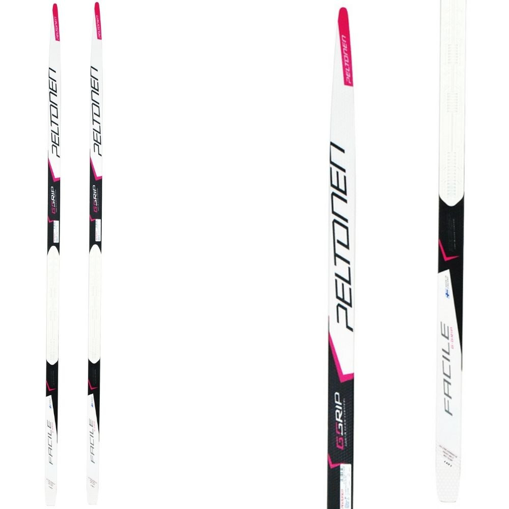 Bežecké lyže PELTONEN G-Grip Facile W NIS Universal Pink (BEZÚDRŽBOVÉ BEŽKY) - Dámske bežky - 1