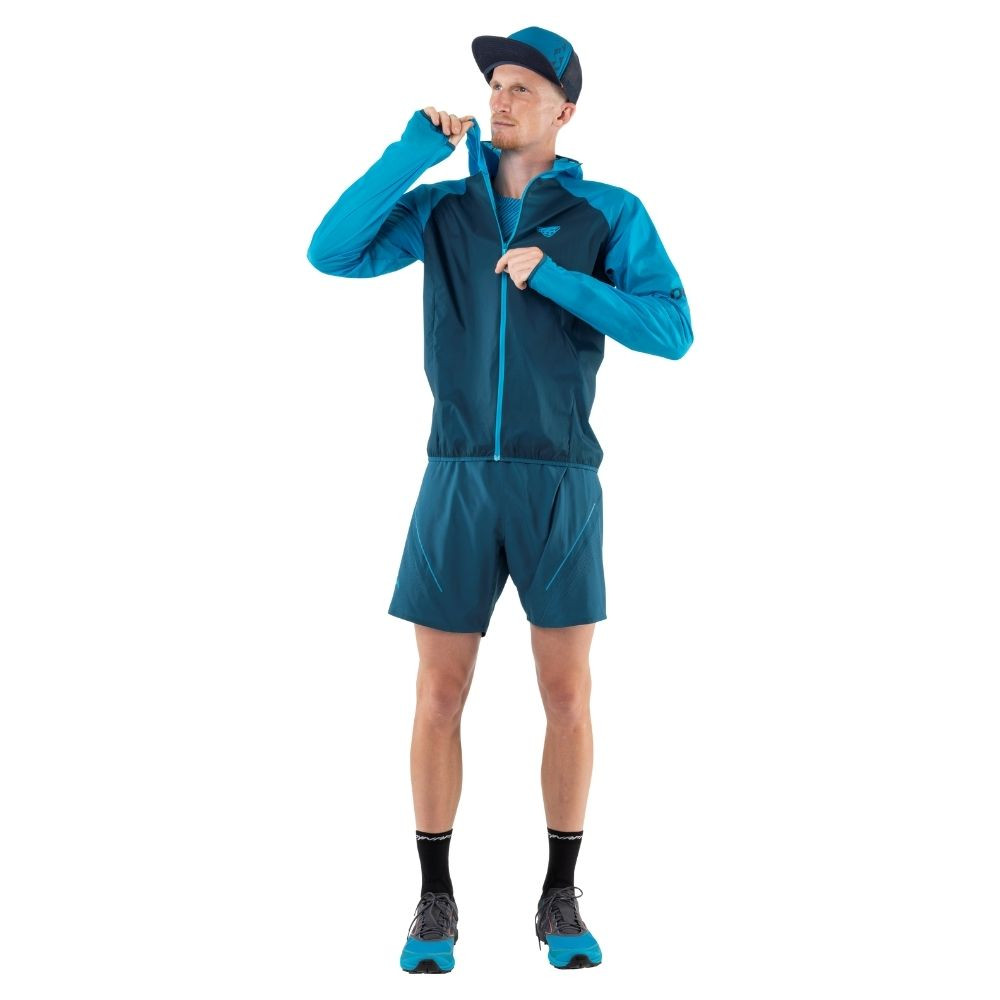 Bunda DYNAFIT Alpine Wind M Neon Frost - Bundy & Vesty - 2