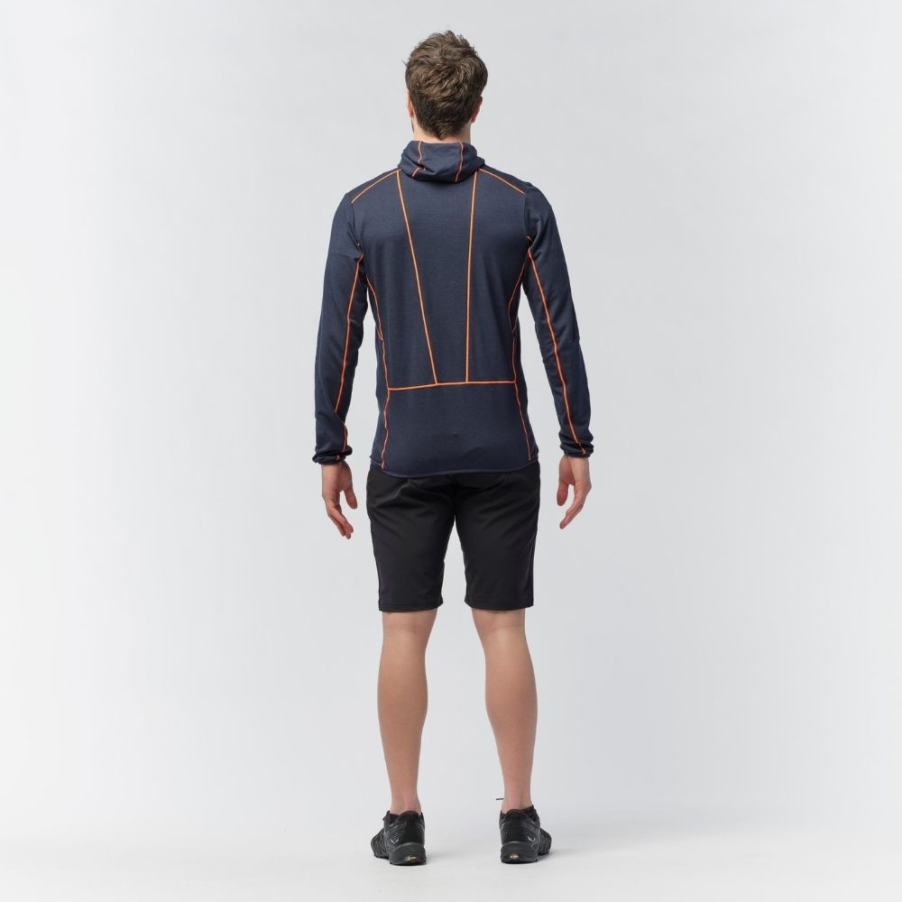 Mikina SALEWA Light Micro PL M Navy - Technické mikiny - 7