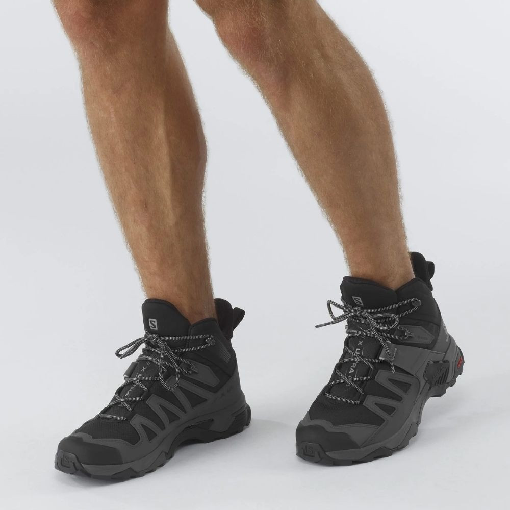 Turistické topánky SALOMON X Ultra 4 MID Wide GTX - pre širšie chodidlá - Turistická obuv - 6