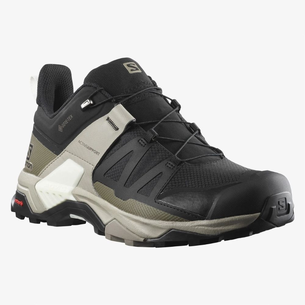 Turistická obuv SALOMON X Ultra 4 GTX Black/Vintage Khaki - Turistická obuv - 2