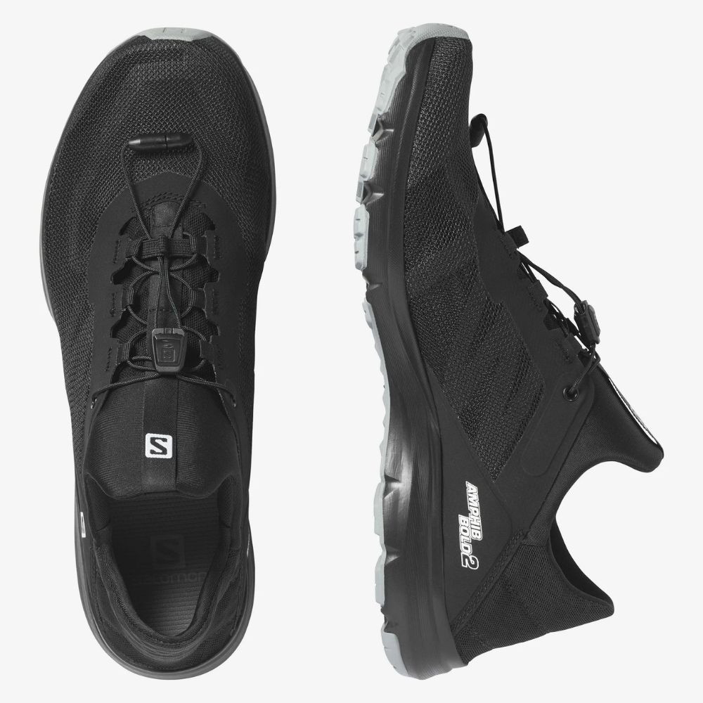 Sieťovaná obuv SALOMON Amphib Bold 2 Black - Športová obuv - 4