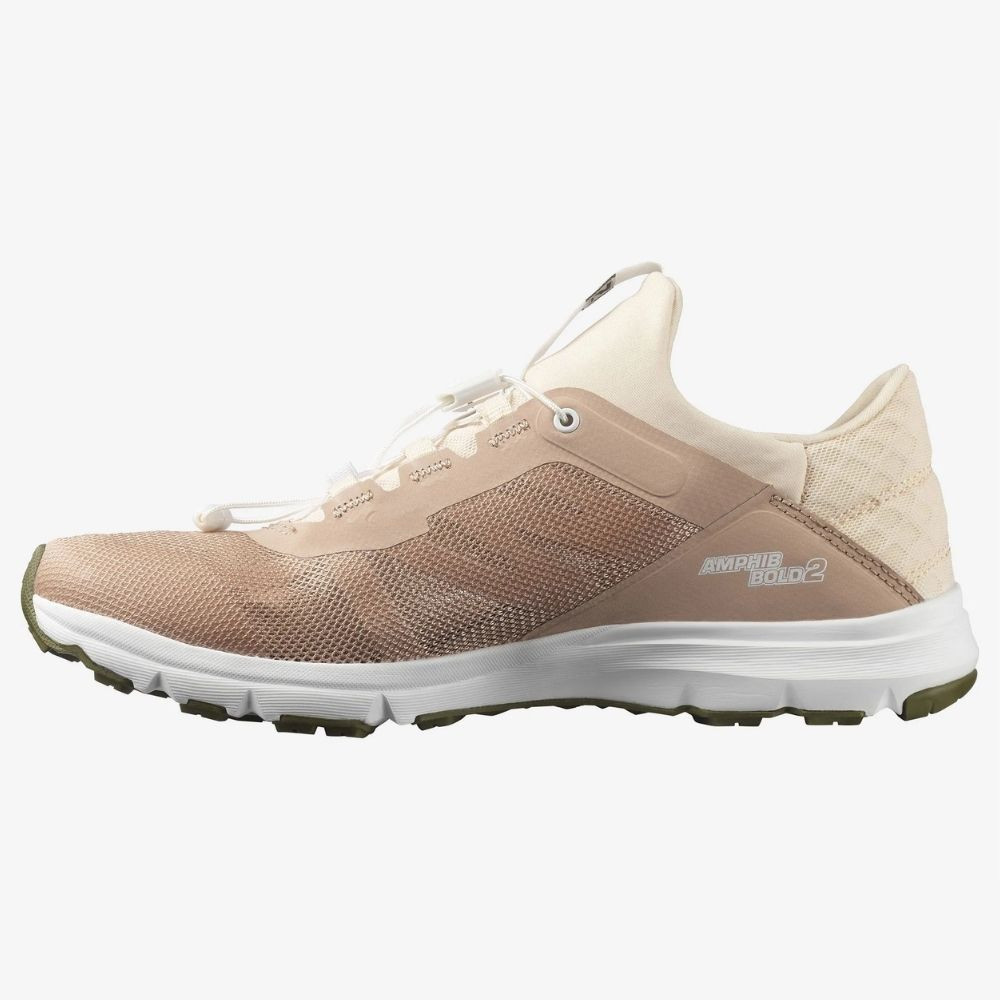 Sieťovaná obuv SALOMON Amphib Bold 2 W Sirocco/Sun Kiss - Športová obuv - 3