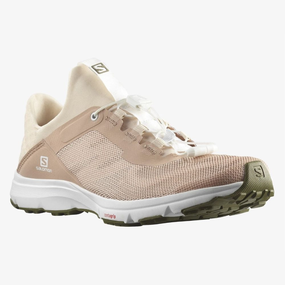 Sieťovaná obuv SALOMON Amphib Bold 2 W Sirocco/Sun Kiss - Športová obuv - 2