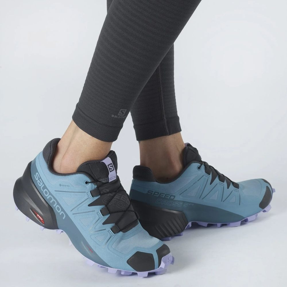 Obuv SALOMON Speedcross 5 GTX W Delphinium Blue - Športová obuv - 6