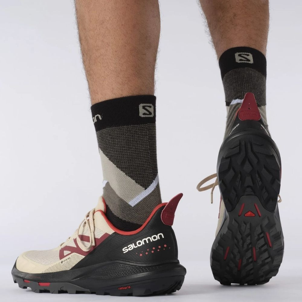 Obuv SALOMON OUTpulse GTX Bleached Sand - Turistická obuv - 4