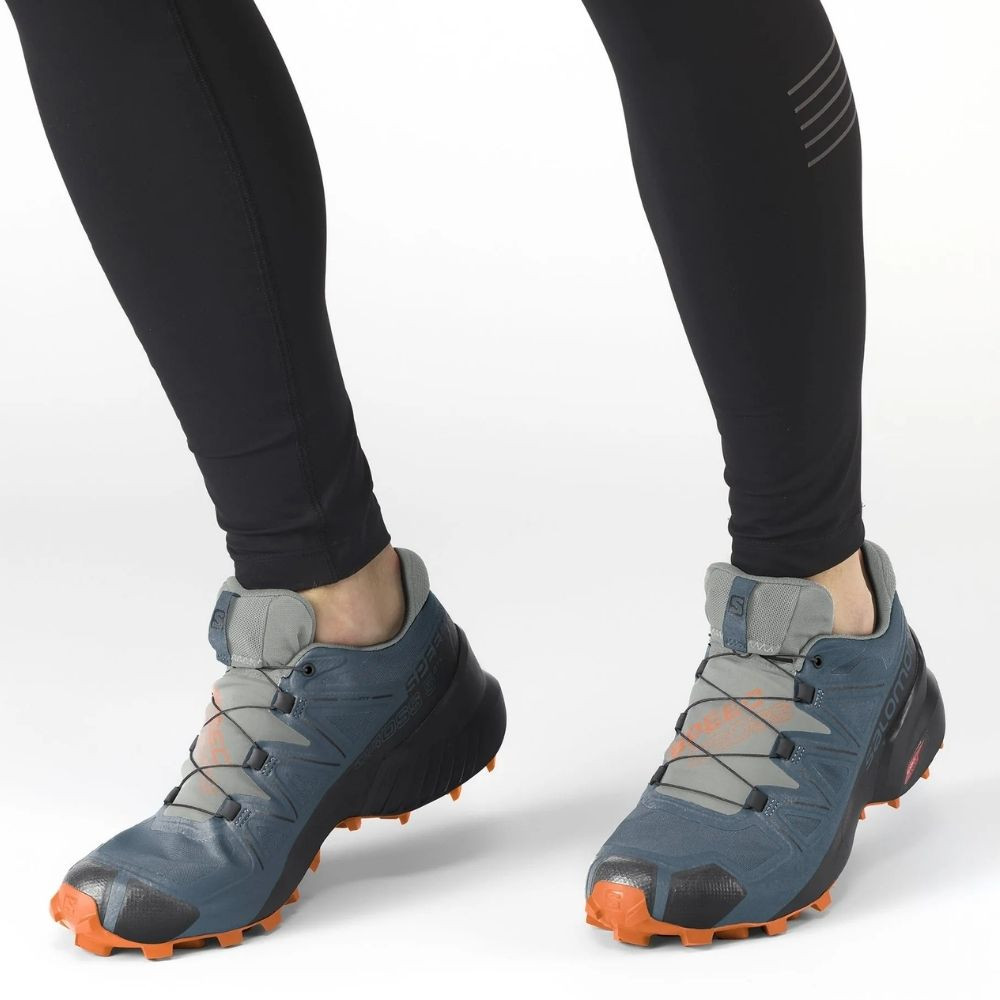 Obuv SALOMON Speedcross 5 GTX Blue/Orange - Športová obuv - 7