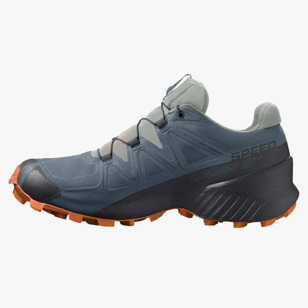 Obuv SALOMON Speedcross 5 GTX Blue/Orange - Športová obuv - 3