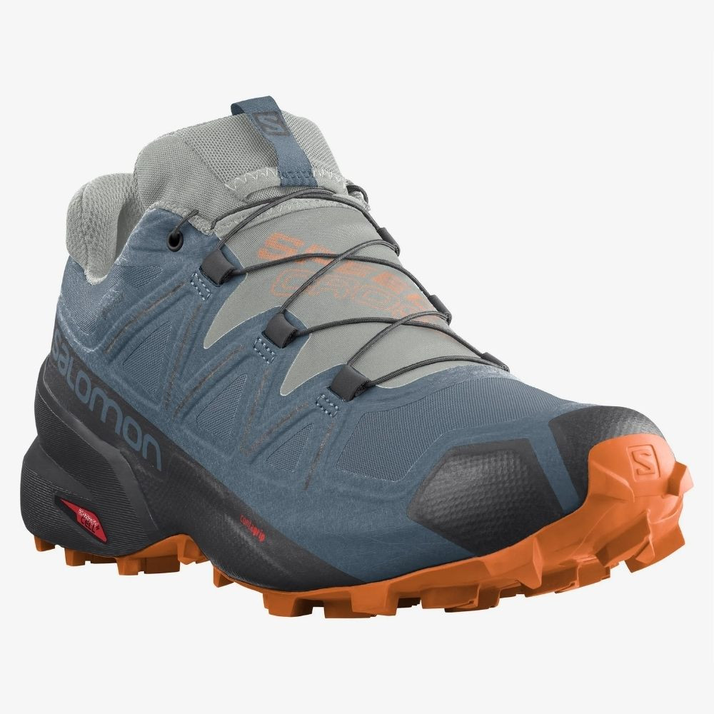 Obuv SALOMON Speedcross 5 GTX Blue/Orange - Športová obuv - 2