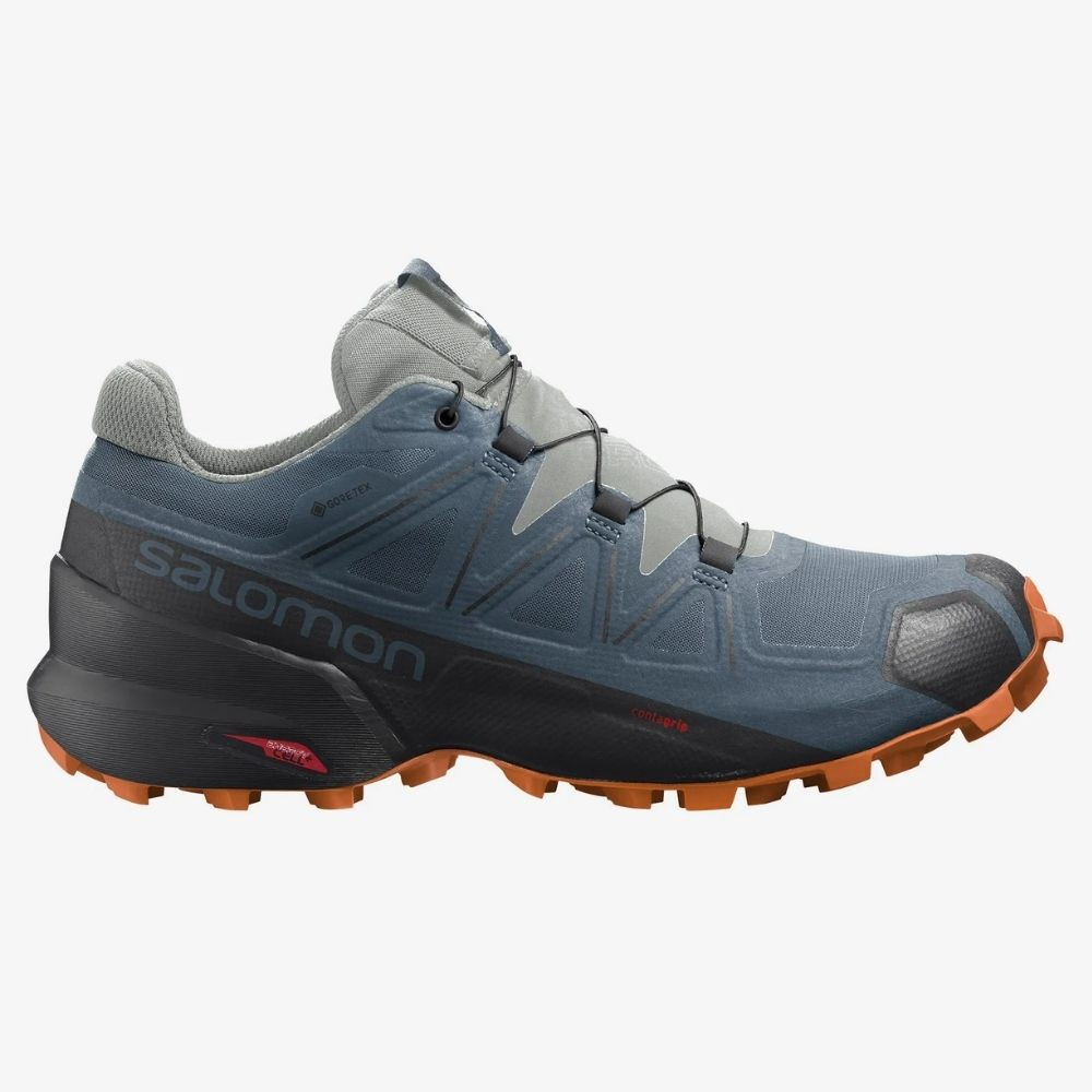 Obuv SALOMON Speedcross 5 GTX Blue/Orange - Športová obuv - 1