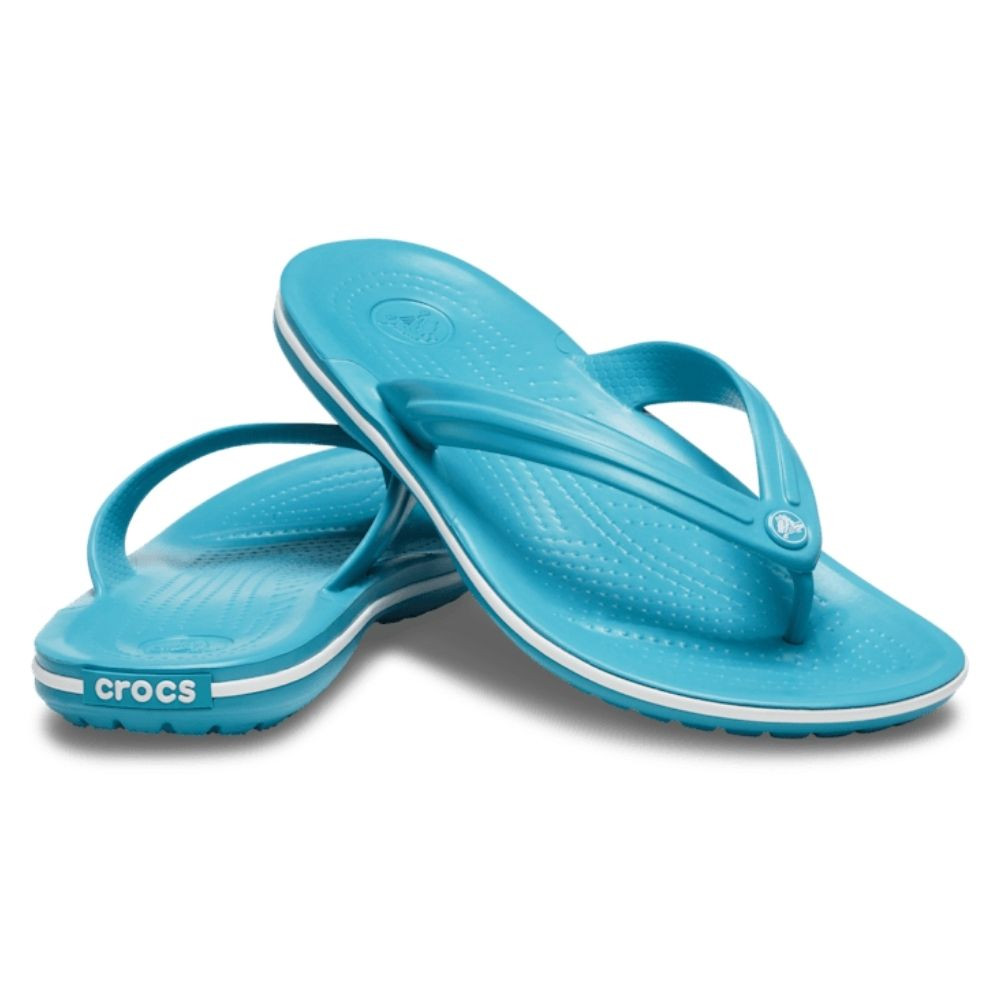 Žabky CROCS Crocband Flip Turq Tonic - Šľapky a sandále - 5