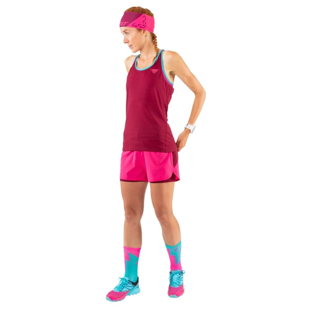 Kraťasy DYNAFIT Alpine Pro W 2/1 Flamingo - Dámske oblečenie - 2