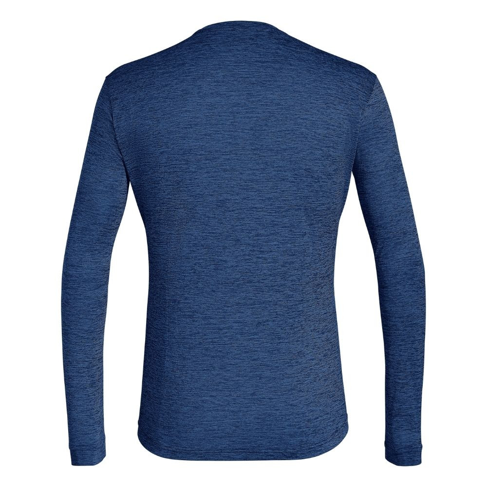 Tričko SALEWA Puez Melange Dry M Dark Denim - OBLEČENIE - 2