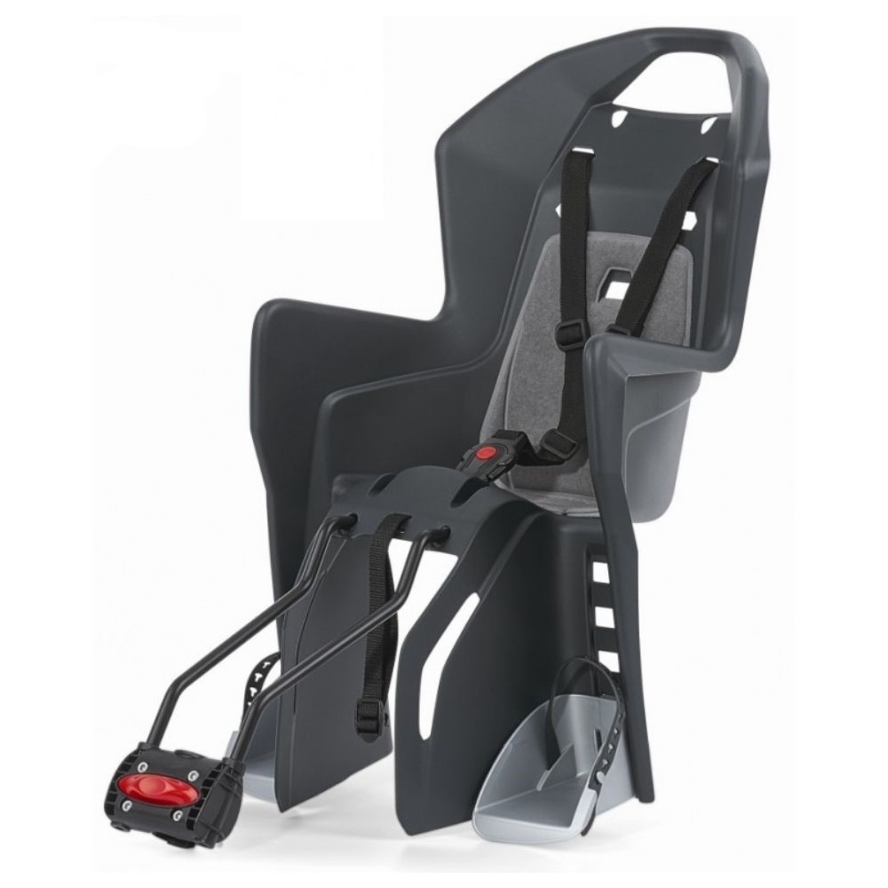 Detská sedačka zadná POLISPORT Koolah 29 na sedl. trubku Dark Grey - Detské sedačky - 1