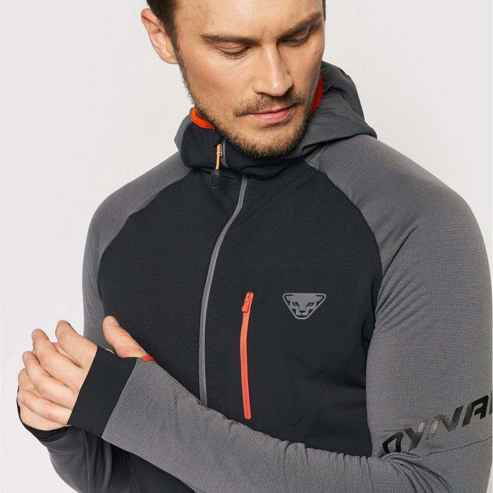Mikina DYNAFIT Radical Polartec® Hooded Jacket M Black - Technické mikiny - 4