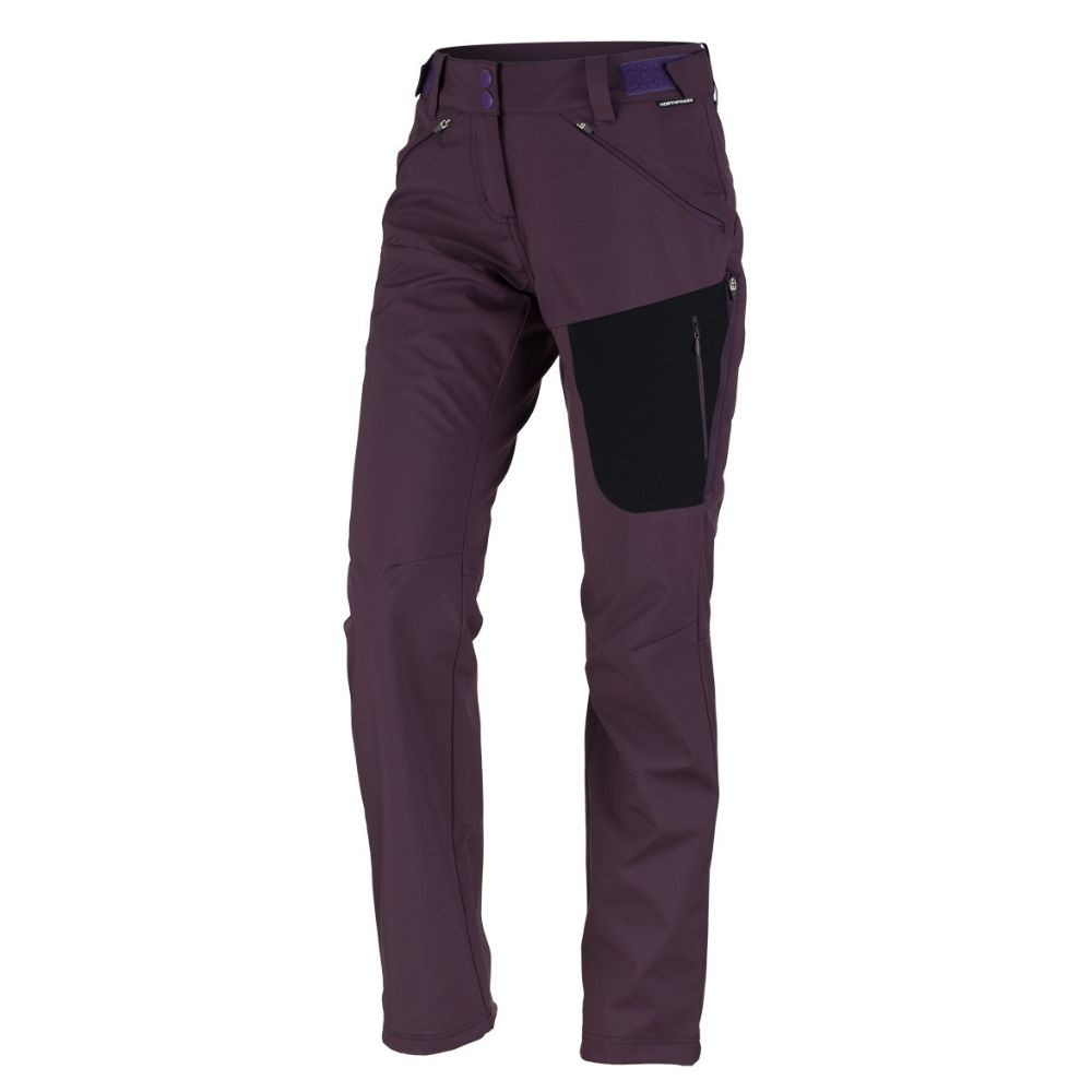 Softshellové nohavice NORTHFINDER Paige Plum - Turistické nohavice - 7