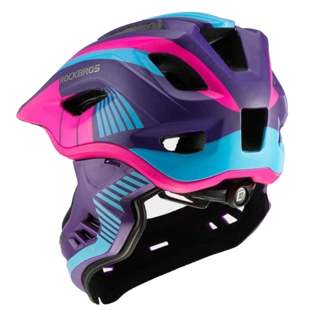 Detská cyklistická prilba ROCKBROS FreeRide Pink - Prilby pre deti - 4